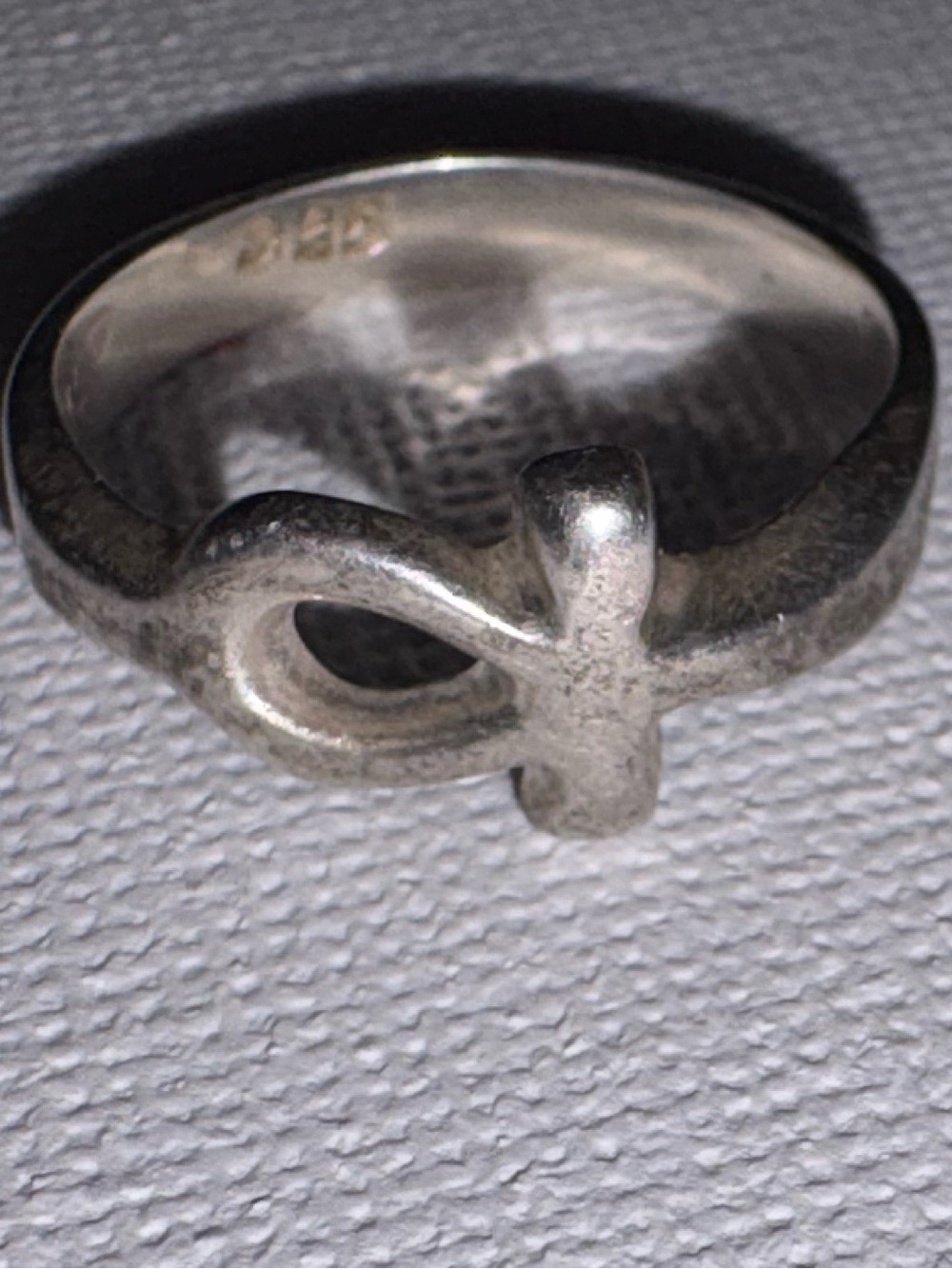 Sterling Silver Infinity Knot Ring - Silver